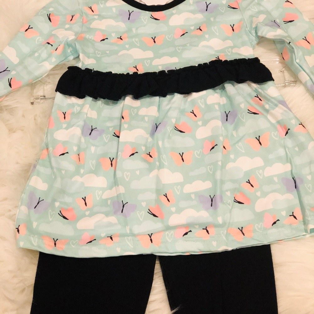 Butterfly pant set
